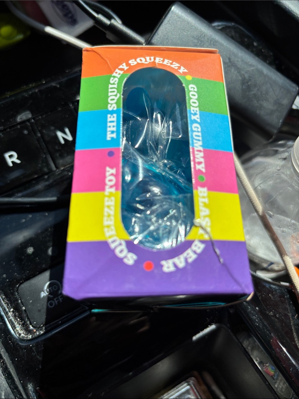 Blue Gummy Bear Squeeze Toy -